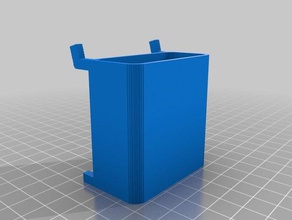3d slash pegbox-2x2 hole 3d print model - Mito3D