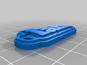 my customized multiline tag keychainemily ian keychains 3d print model - Mito3D