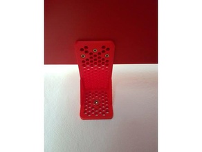Regal Wand-sichere Halterung Haushalt flach Boden Möbel honeycomb ikea hack Platz nützlich 3d print model - Mito3D