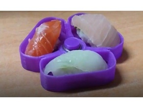 sushi spinner giocattoli meccanici fidget il 3d print model - Mito3D