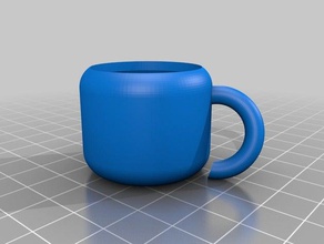 mug cuisine et salle à manger tasse de café froid feh chaud en plastique 3d print model - Mito3D