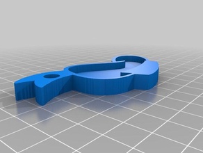 el pato donald llavero llaveros 3d print model - Mito3D