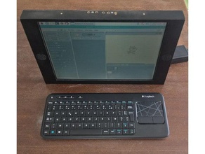 özelleştirilebilir geri dönüşüm lcd panel durumda elektronik cnc customizer hdmı monitör laptop lasercut lazer kesim denetleyici ekran SPDIF çıkışı openscad pitop pizero sıfır pi raspberry 3d print model - Mito3D