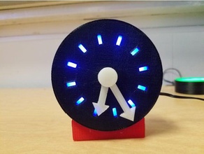 led rvb de l'horloge déplacement des mains L'impression 3d mécanique 3d print model - Mito3D