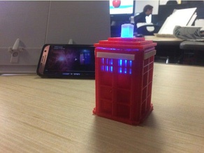 tardis, la lampada a led La stampa 3d medico tardis 3d print model - Mito3D
