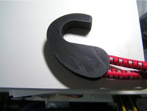 spanngummi-haken elástica con gancho las piezas de repuesto bungee gummi haken el 3d print model - Mito3D