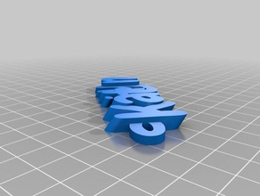 keyring laitlyn organization customized 3d print model - Mito3D