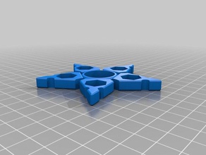 il mio personalizzato edgy fidget stelle pick-a-peso giochi e giocattoli su misura 3d print model - Mito3D