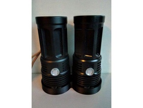 skyray flashlight holder tool holders & boxes 3d print model - Mito3D