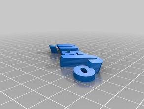 jes s keyfob generator keychains customized 3d print model - Mito3D