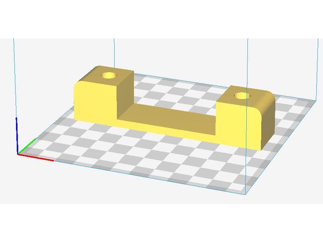 suitcase feet replacement parts 3D print model - Mito3D