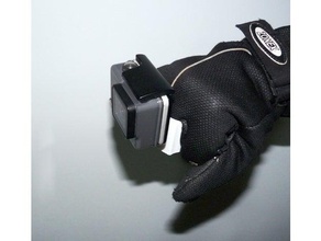 gopro anillo de la cámara monte 3d print model - Mito3D