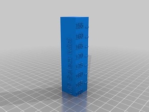 mp select mini pla temperature calibration tower 3d printing tests customized 3d print model - Mito3D