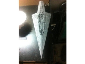 executor greebled fixed sliced 3x whole starwars super star destroyer vehicles dreadnought imperial model republic spaceship wars 3d print model - Mito3D