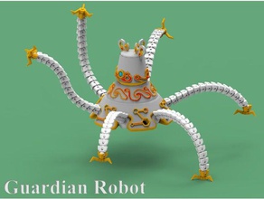 tuteur robot modèle de robots action figure souffle sauvage le la légende zelda snapfit 3d print model - Mito3D