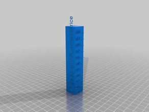 mp select mini filament calibration tower 3d printing tests customized 3d print model - Mito3D