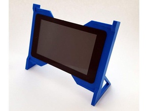 raspberry pi touch display stand electronics 3d print model - Mito3D