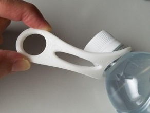 Flaschenhalter outdoor & Garten Flasche flexibel flexibles filament Halter tpu 3d print model - Mito3D