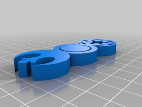 star wars rebel-imperial bearingless spinner 3d printing fidge fidget 3d print model - Mito3D