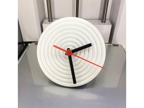 circles-clock 3d printer accessories clock watch 3d print model - Mito3D
