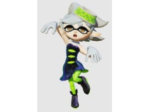 splatoon marie t-pose video-Spiele nintendo wii u 3d print model - Mito3D