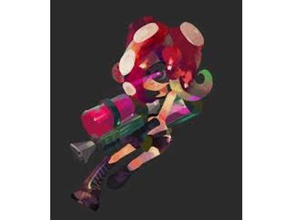 splatoon octoling t-pose video giochi nintendo wii u 3d print model - Mito3D