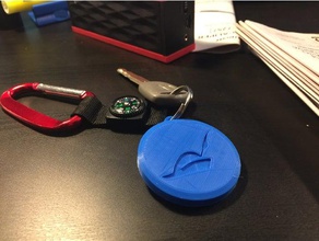 o vale do silício pied piper logotipo keychain chaveiros hbo chaveiro 3d print model - Mito3D