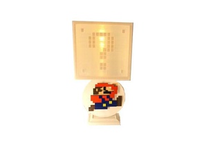 super mario Lampe Dekor Schreibtisch-Lampe filament Freitag Schatten nintendo 3d print model - Mito3D