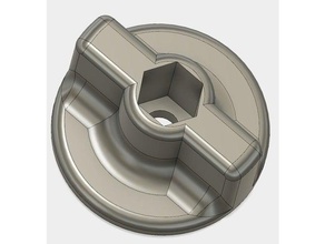 triton tools captive nut knob parts workcentre 3d print model - Mito3D