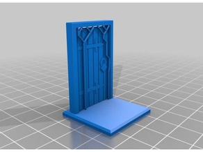 zombicide door - assembled toy & game accessories 3d print model - Mito3D