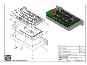 kossel - arduino rampas lado del marco de montaje Impresora 3d las piezas mega caso 3d print model - Mito3D