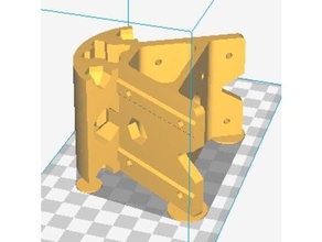 2020 v-slot kossel bas vertex m3 trous découpes facilité de la chaine L'imprimante 3d pièces delta l'imprimante sommet mini baisse des 3d print model - Mito3D