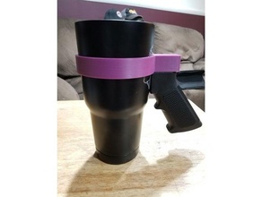 ar grip yeti mug holder household 3d print model - Mito3D