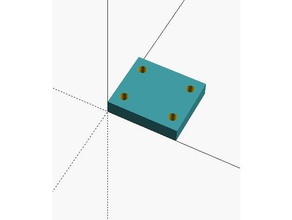 paramétrique bloc entretoise L'imprimante 3d de pièces 3d print model - Mito3D