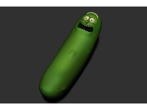 pickle rick models adult swim model morty vegetable zbrush 3d print model - Mito3D