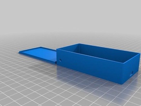 caja 90x48x20 de l'électronique personnalisé 3d print model - Mito3D
