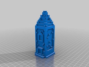 piccola torre spazzini wargame giocattolo & accessori di gioco edificio in miniatura miniature paesaggio rpg voxel wargames-giochi guerra 3d print model - Mito3D