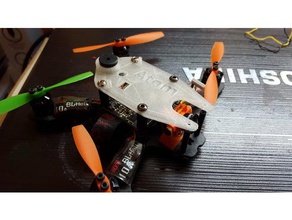 rotorx atome v1 plaque supérieure r c véhicules l'atome drone quadricoptère 3d print model - Mito3D