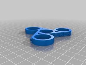 özelleştirilmiş küçük özel fidget spinner çift ekstruzyon belirlenmiş oyuncak & oyun aksesuarları 3d print model - Mito3D