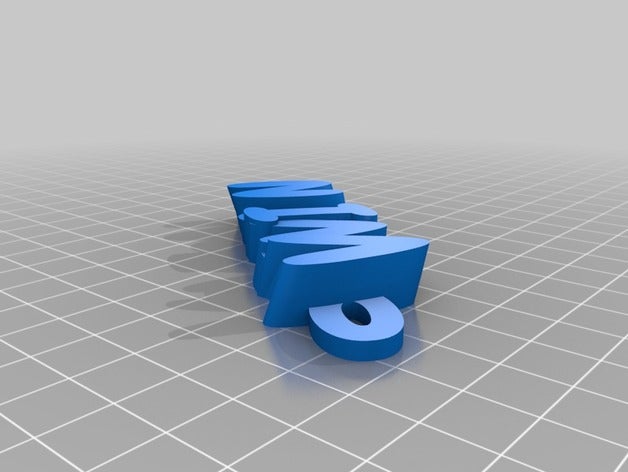 vivian seo Schlüsselanhänger kundengebundene 3D print model - Mito3D