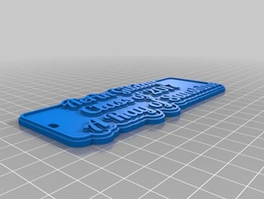 aerin g 2017 keychains customized 3d print model - Mito3D