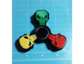 3 cranio testa spinner fisso giochi e giocattoli fidget 3d print model - Mito3D