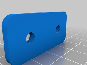 3 mm 2040 extrusión espaciador La impresión en 3d 3d print model - Mito3D