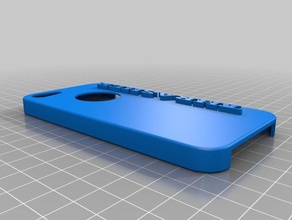 thrasher caso teléfono 5s de el iphone 5 3d print model - Mito3D