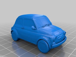 fiat 500 cinquecento automotive car italia italian design italy macchina vintage 3d print model - Mito3D