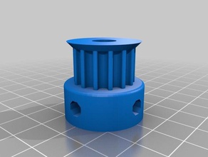 14t 10mm htd5 pulley m5 setsrew 3d printer parts customized 3d print model - Mito3D