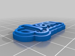 jenn v1 keychains customized 3d print model - Mito3D