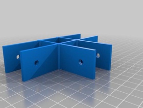 mi personalizados estructura universal conector partes personalizado 3d print model - Mito3D