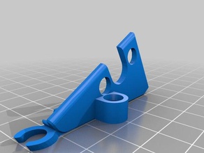 creality cr-10 teflon guide tube clip 3d printer accessories 3d print model - Mito3D