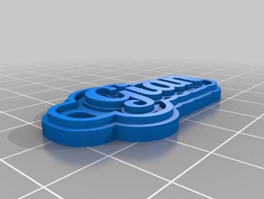 gian portachiavi i su misura 3d print model - Mito3D